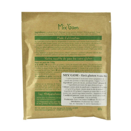 Mixgom - aditiv afanare fara gluten, bio, 60g