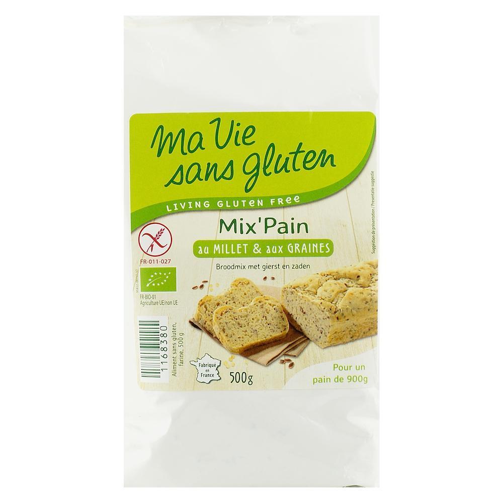 Amestec de paine cu mei fara gluten, bio, 500g