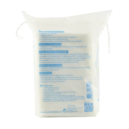 Servetele uscate pentru bebelusi Douce Nature, bio, 60 buc