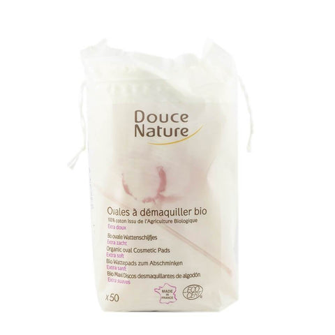 Dischete demachiante ovale, Douce Nature, bio, 40 buc