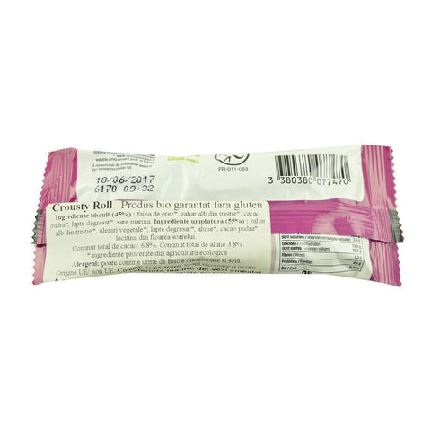 Crousty roll Le Pain des Fleurs fara gluten, bio, 25g