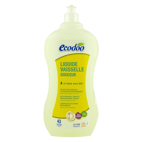 Detergent lichid pentru vase delicat cu aloe vera, bio, 1l