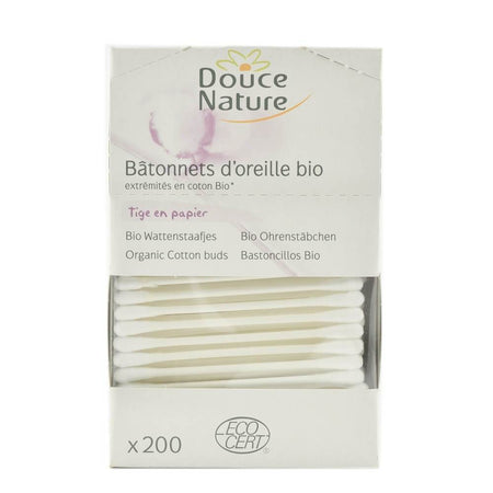 Betisoare de urechi Douce Nature, bio, 200 buc - Republica BIO
