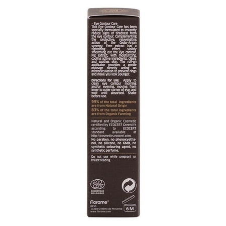 Tratament Florame pentru conturul ochilor, pentru barbati, bio, 10 ml
