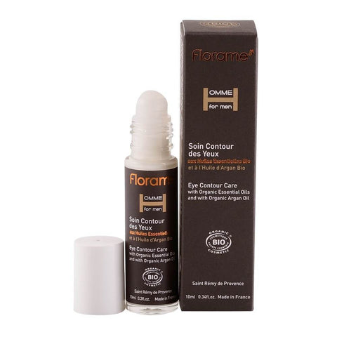 Tratament Florame pentru conturul ochilor, pentru barbati, bio, 10 ml