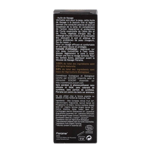 Ulei Florame pentru barbierit, bio, 30 ml