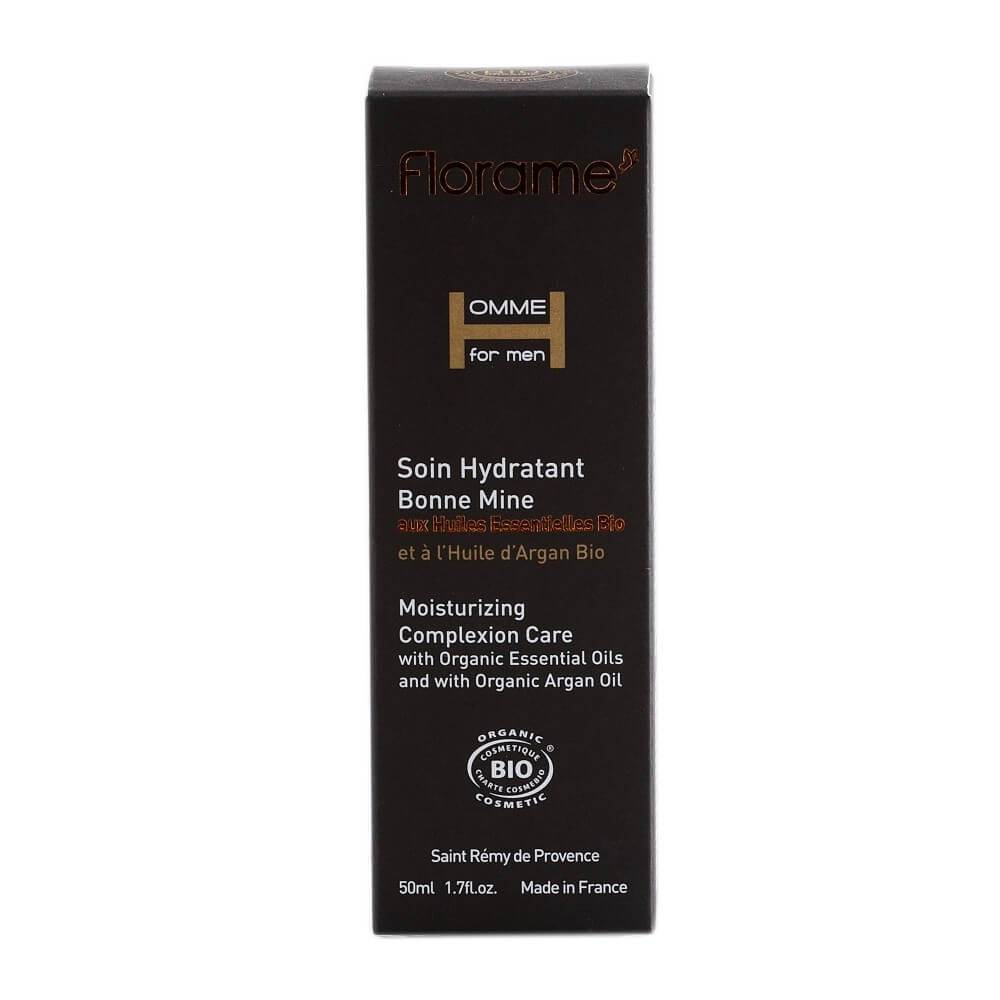 Crema hidratanta Florame Bonne Mine pentru barbati, bio, 50 ml - Republica BIO