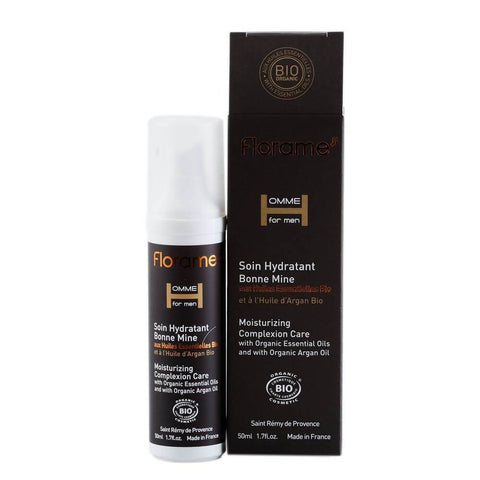 Crema hidratanta Florame Bonne Mine pentru barbati, bio, 50 ml - Republica BIO