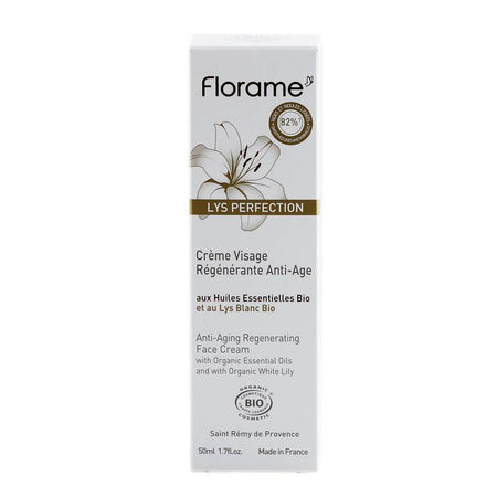Crema Florame Lys regeneratoare pentru fata, anti-imbatranire, bio, 50 ml - Republica BIO