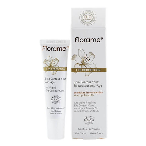Crema Florame Lys pentru conturul ochilor, bio, 15 ml - Republica BIO