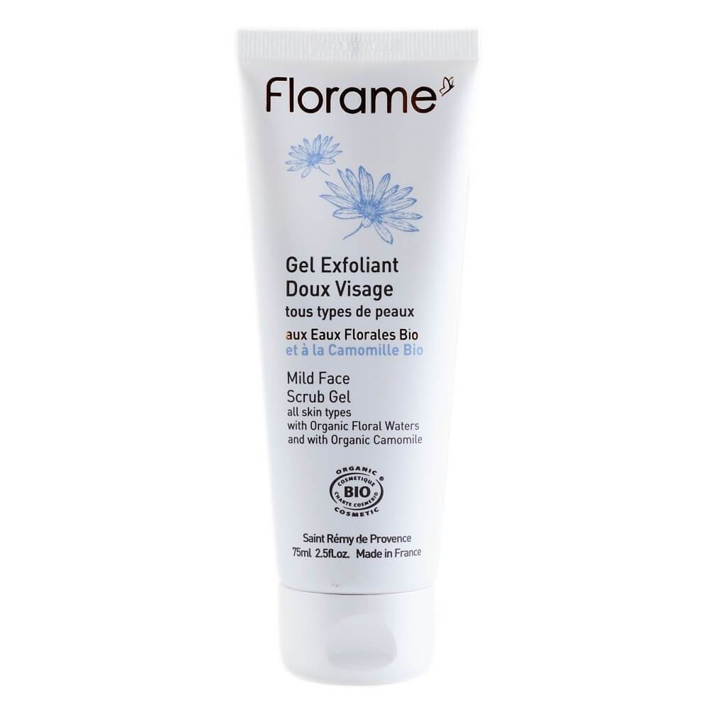 Gel exfoliant si demachiant Florame, bio, 75 ml