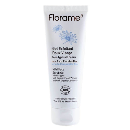 Gel exfoliant si demachiant Florame, bio, 75 ml