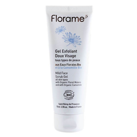 Gel exfoliant si demachiant Florame, bio, 75 ml