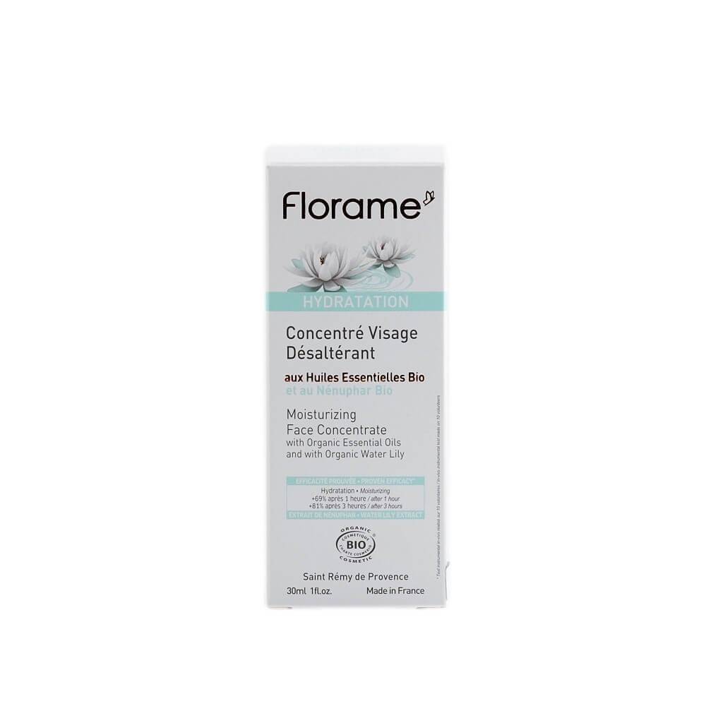 Concentrat hidratant Florame pentru ten, bio, 30 ml