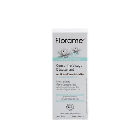 Concentrat hidratant Florame pentru ten, bio, 30 ml