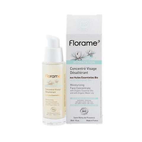Concentrat hidratant Florame pentru ten, bio, 30 ml