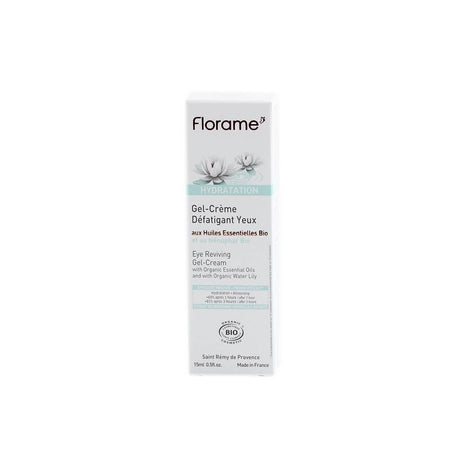 Gel crema pentru ochi Florame, hidratant, bio, 15 ml