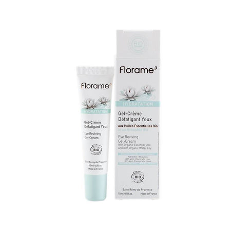 Gel crema pentru ochi Florame, hidratant, bio, 15 ml