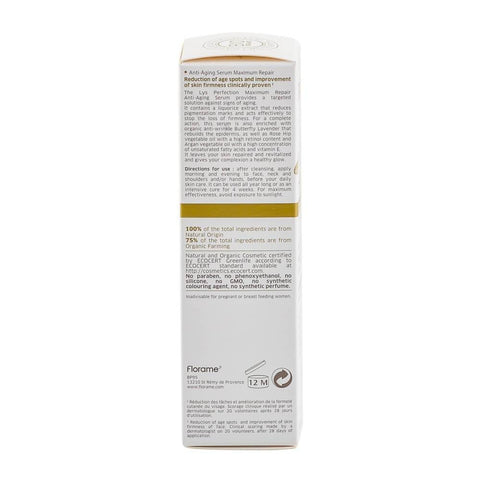 Ser anti-ageing Florame Lys Perfection, haute correction, bio, 30 ml