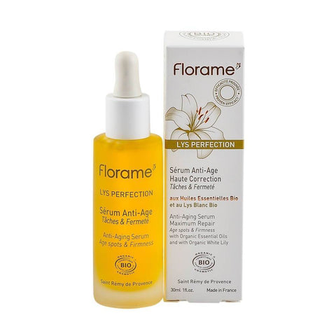 Ser anti-ageing Florame Lys Perfection, haute correction, bio, 30 ml
