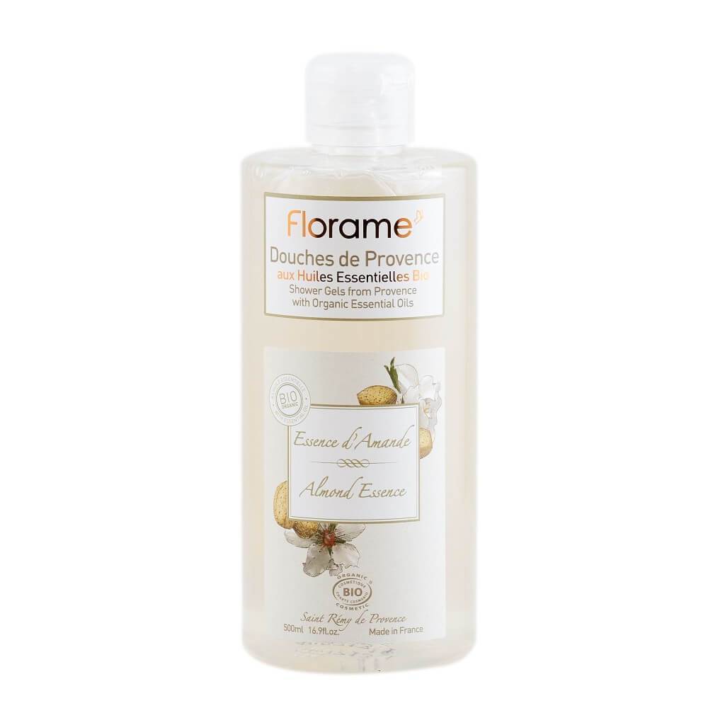 Gel de dus Florame Esenta de migdale de Provence, bio, 500 ml