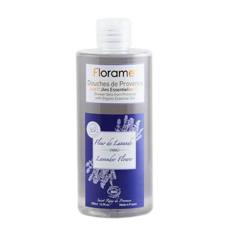 Gel de dus Florame Flori de lavanda de Provence, bio, 500 ml
