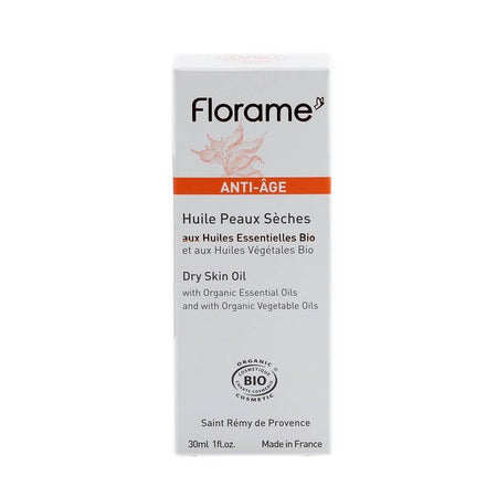 Ulei anti-ageing Florame pentru ten uscat, bio, 30 ml