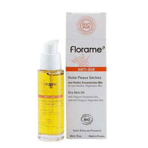 Ulei anti-ageing Florame pentru ten uscat, bio, 30 ml