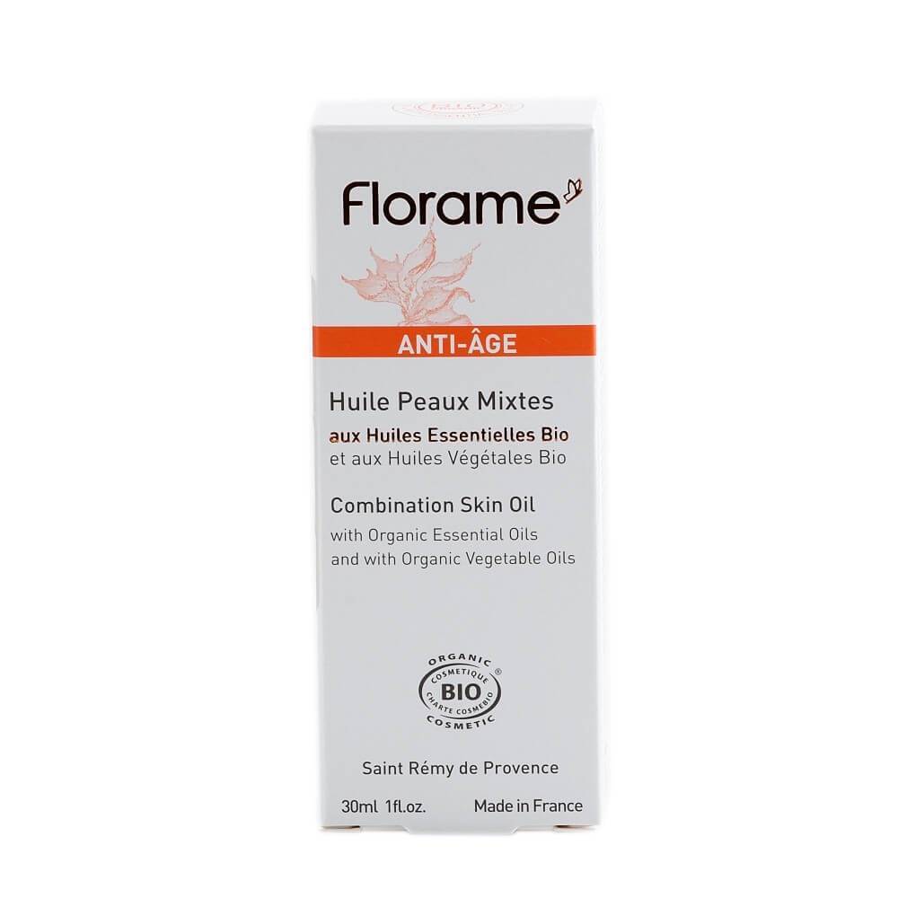 Ulei anti-ageing Florame pentru ten mixt, bio, 30 ml