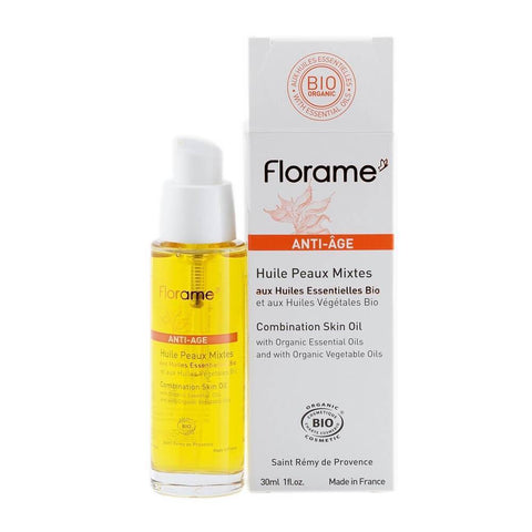 Ulei anti-ageing Florame pentru ten mixt, bio, 30 ml