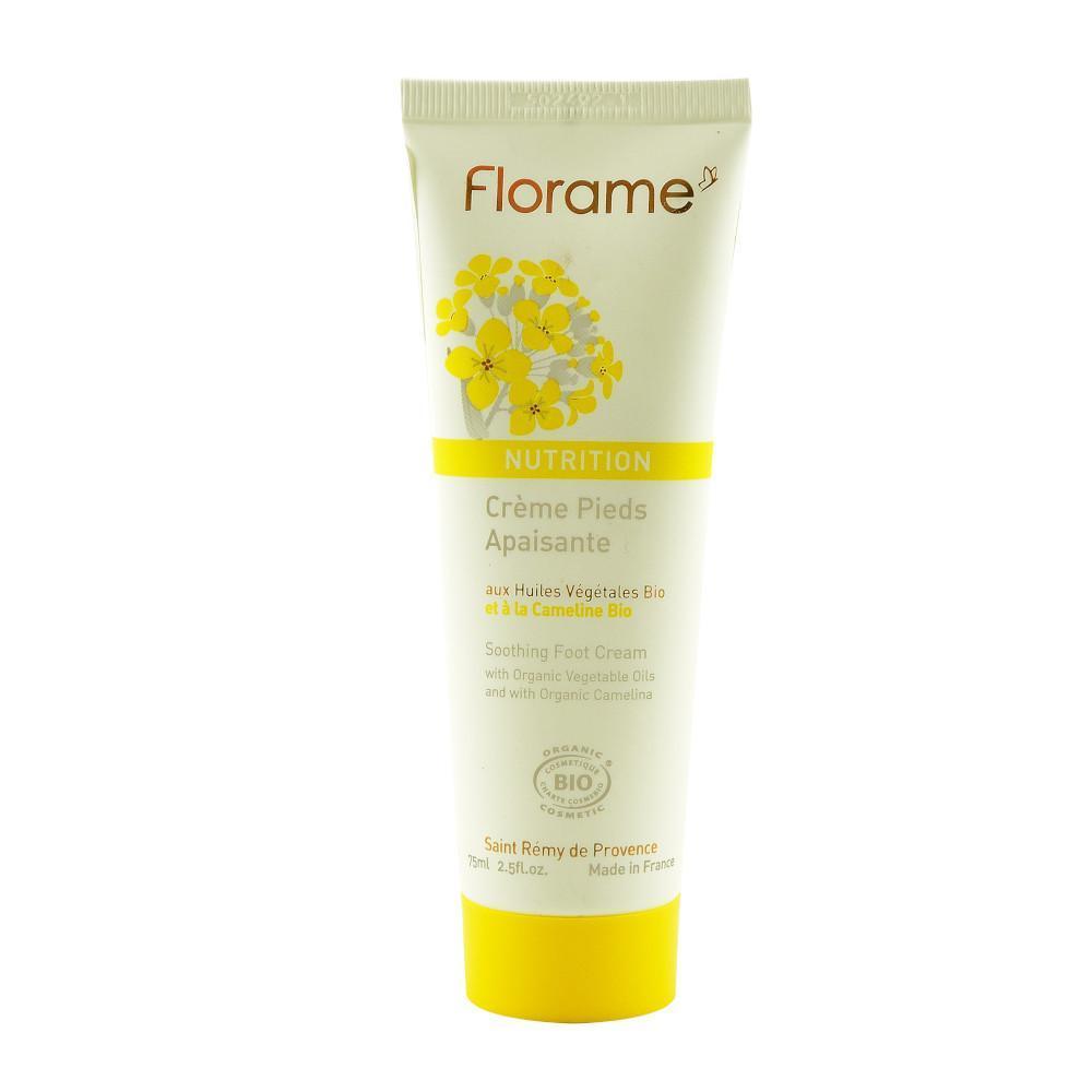Crema de picioare Florame, calmanta, cu camelina, bio, 75 ml - Republica BIO