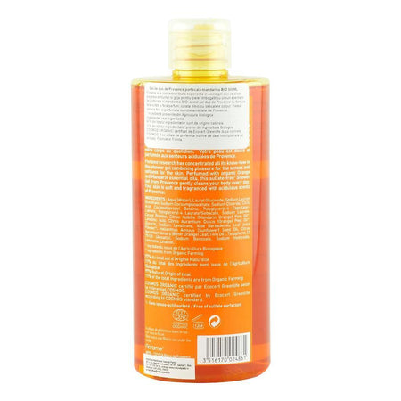 Gel de dus Portocala si Mandarina, Florame, fara sulfati, bio, 500 ml