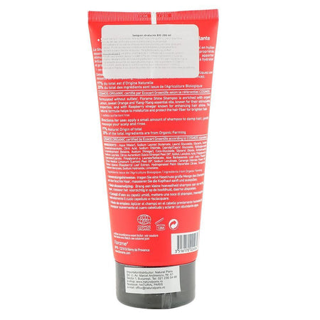 Sampon pentru Stralucire fara sulfati Florame, bio, 200 ml