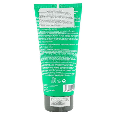 Sampon Fortifiant fara sulfati Florame, bio, 200 ml