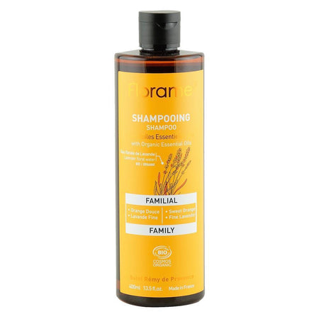 Sampon Familial fara sulfati Florame, bio, 400 ml