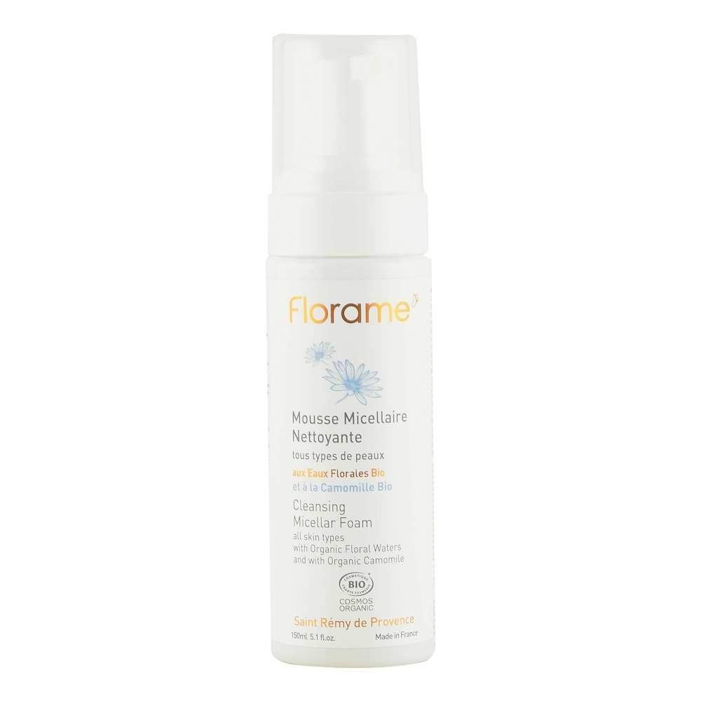 Spuma micelara de curatare pentru ten Florame, bio, 150 ml