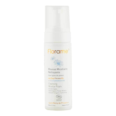 Spuma micelara de curatare pentru ten Florame, bio, 150 ml