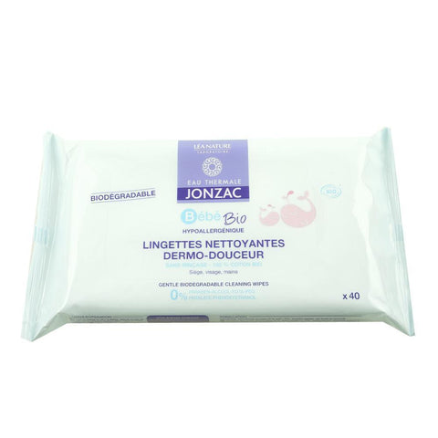 Lavete delicate Jonzac pentru belelusi, bio, 40 buc