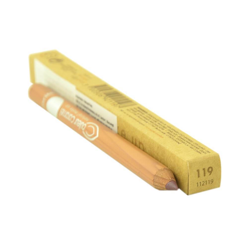 Creion pentru contur de ochi sau buze Bois de Rose Nacre 119 Couleur Caramel, bio - Republica BIO