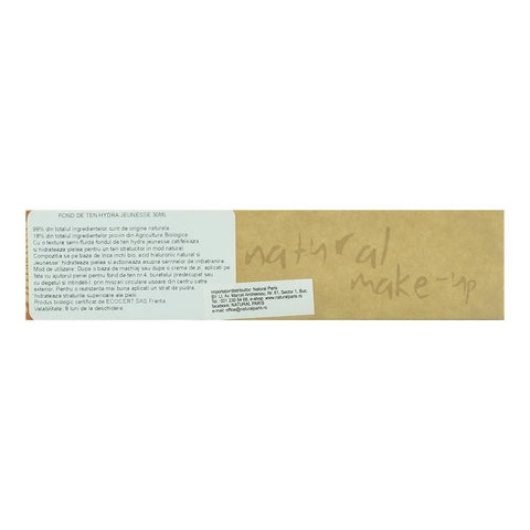 Fond de ten Hydrajeunesse Beige Peau 23, Couleur Caramel, bio