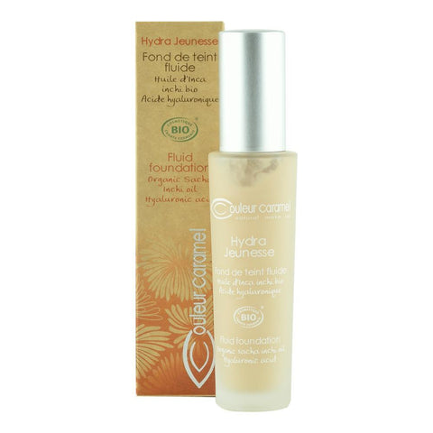 Fond de ten Hydrajeunesse Beige Peau 23, Couleur Caramel, bio