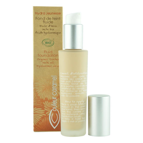 Fond de ten Hydrajeunesse Beige Peau 23, Couleur Caramel, bio