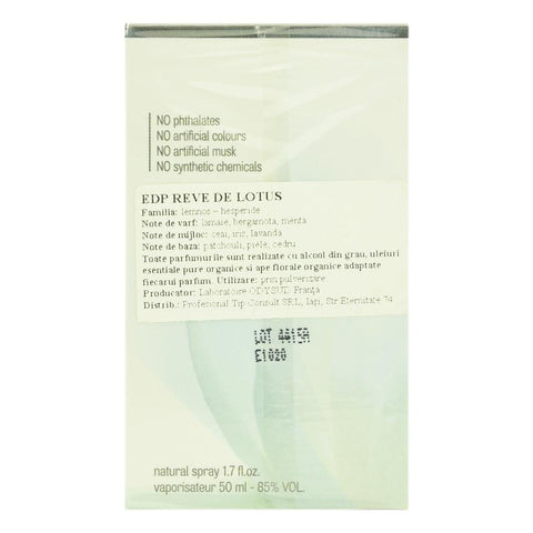 Apa de parfum Reve de Lotus, bio, 50ml - Republica BIO