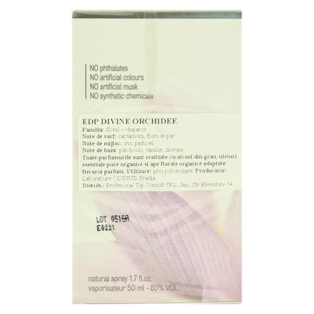 Apa de parfum Divine Orchidee, bio, 50ml - Republica BIO