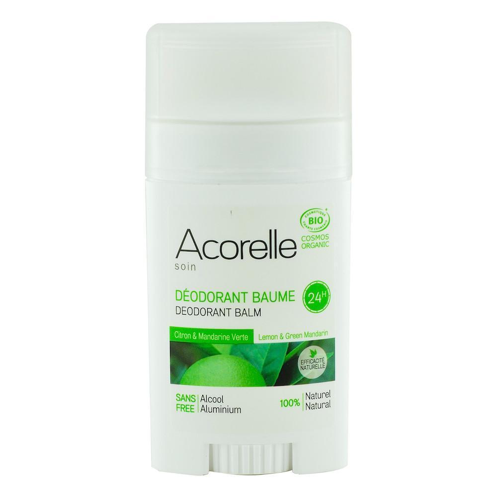 Deodorant cu lamaie si mandarine verzi Acorelle, fara alcool, bio, 40 g