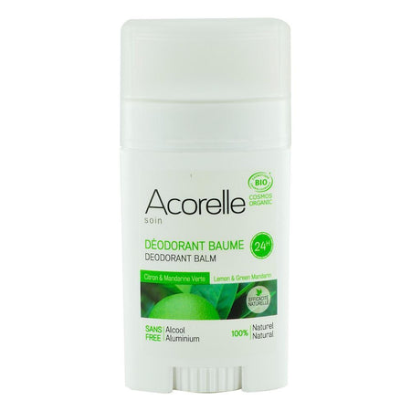 Deodorant cu lamaie si mandarine verzi Acorelle, fara alcool, bio, 40 g
