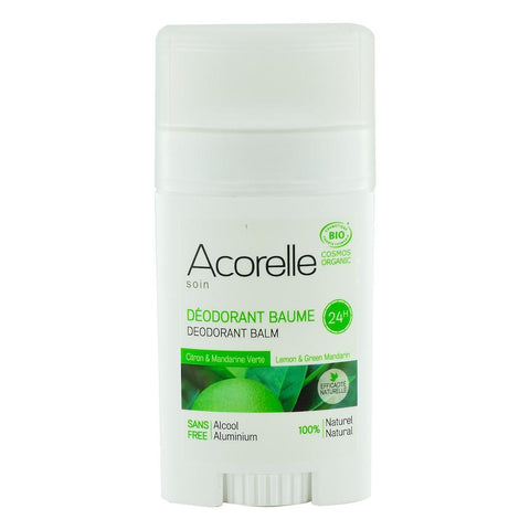 Deodorant cu lamaie si mandarine verzi Acorelle, fara alcool, bio, 40 g