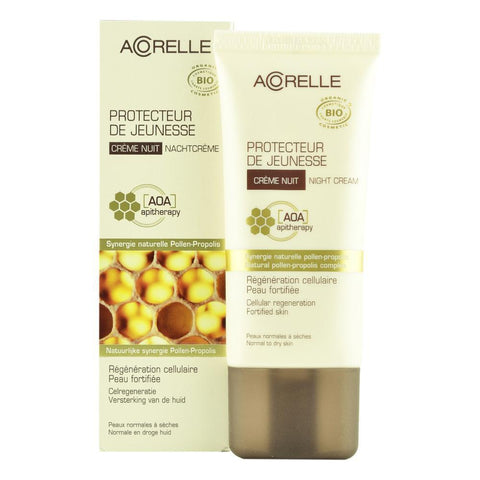 Crema antirid de noapte cu polen si propolis, bio, 50ml - Republica BIO