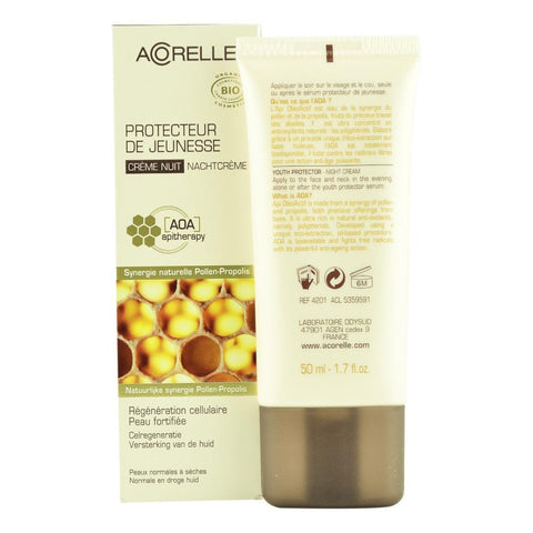 Crema antirid de noapte cu polen si propolis, bio, 50ml - Republica BIO