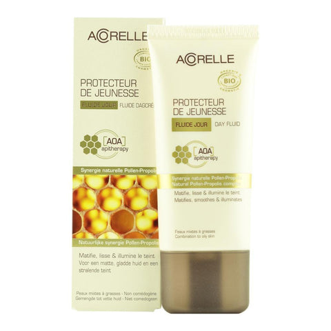 Fluid antirid de zi cu polen si propolis, bio, 50ml
